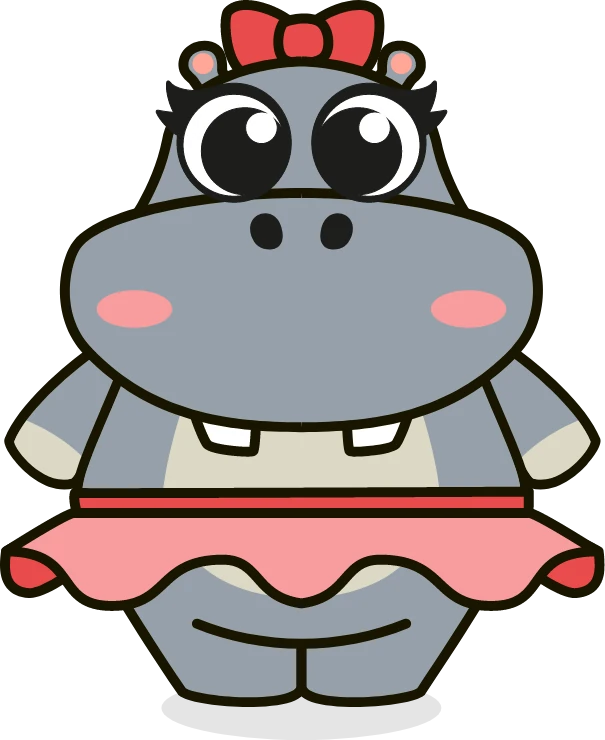 Luna the hippo