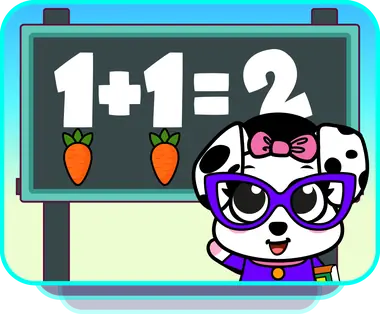 Early math skills content card