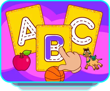 Letters and words content card