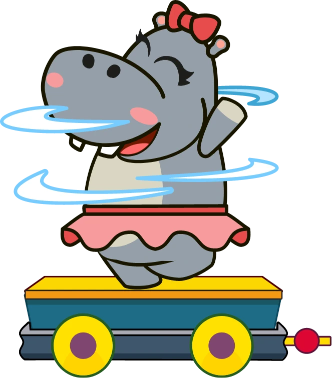 Luna the hippo