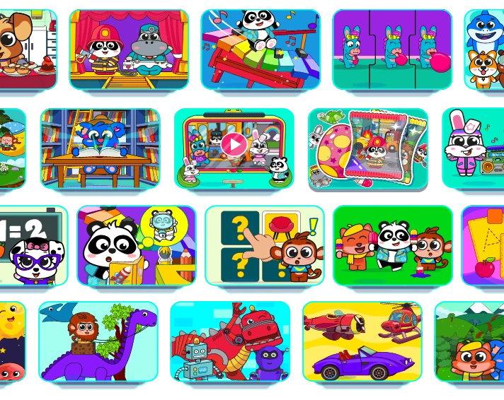 Educational game screens